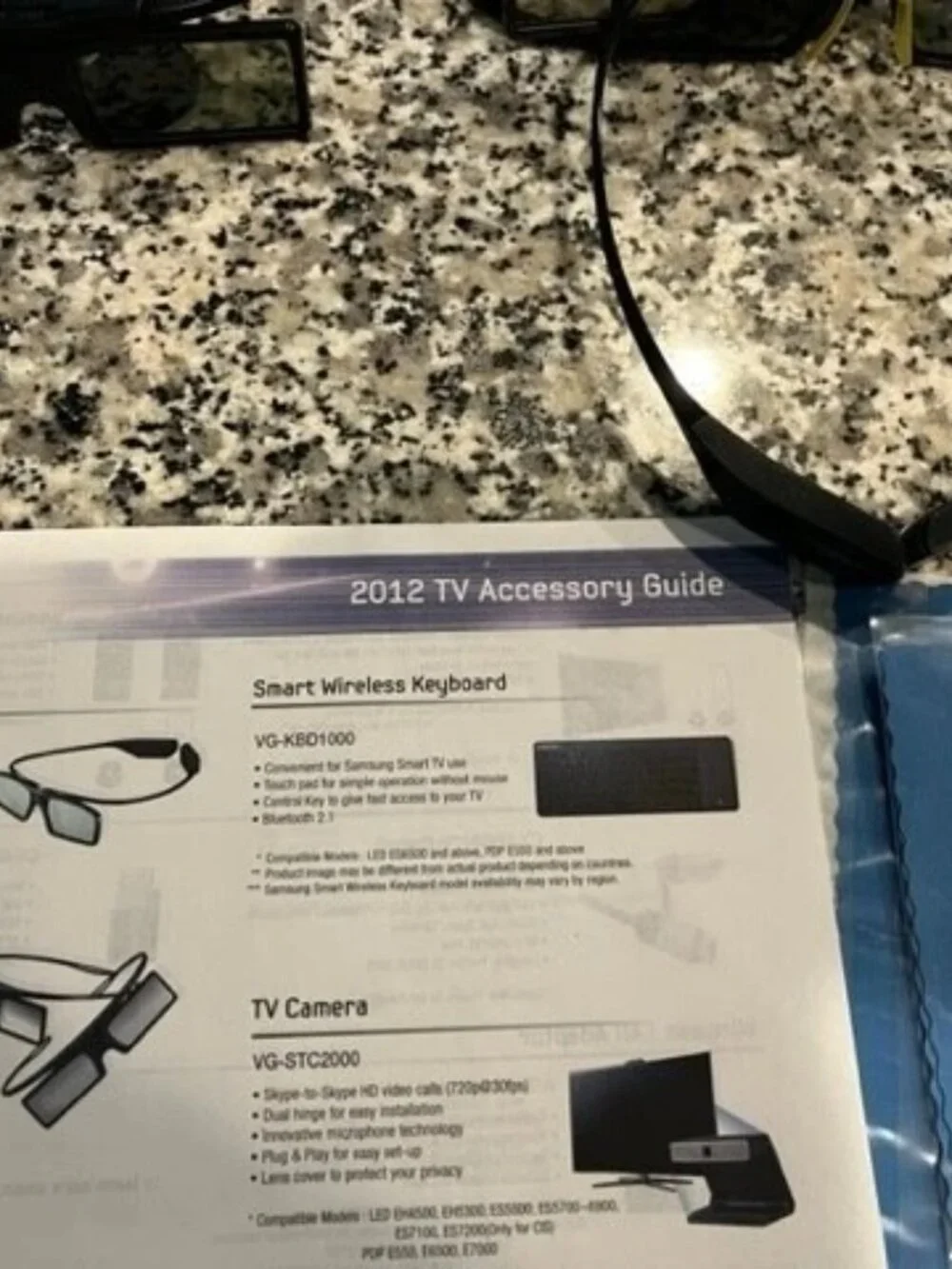 Samsung SSG-3050GB Active 3D Glasses For Smart TV (Set Of 2) +SG4100GB